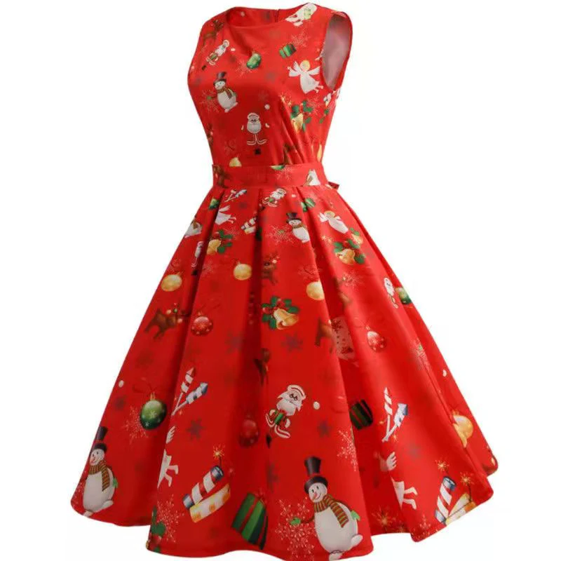 Robe Vintage Années 50 Rétro – Image 2